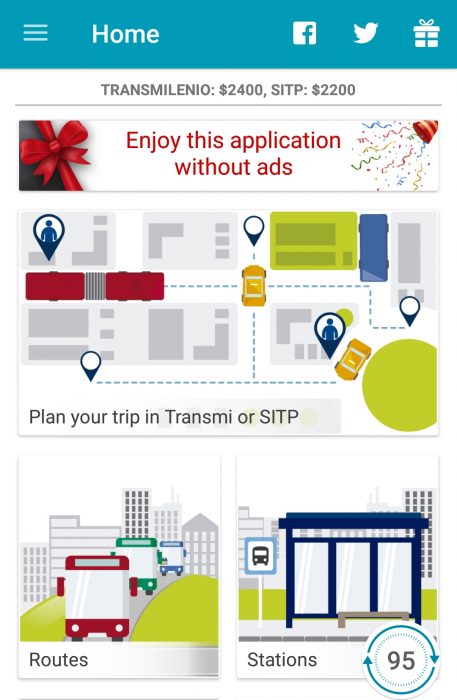 Transmilenio app bogota bus system