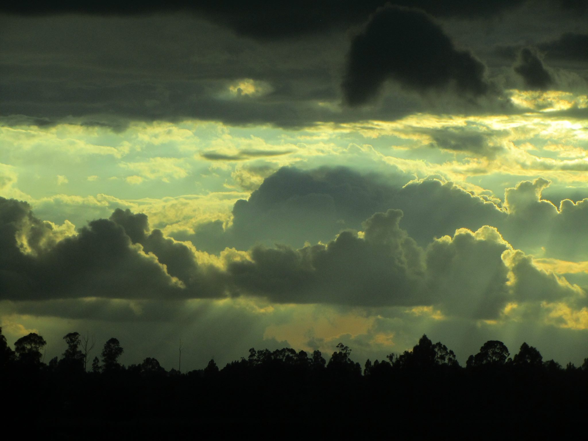 Bogota sky clouds