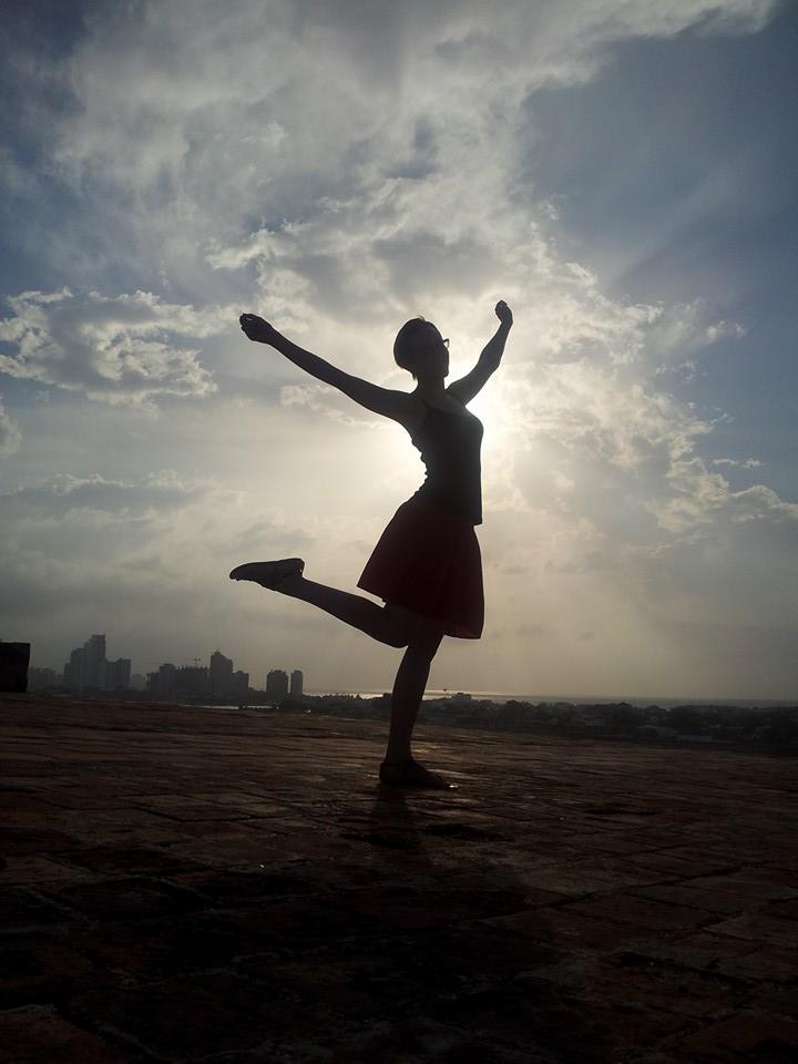 ..we jumped for joy in Cartagena!