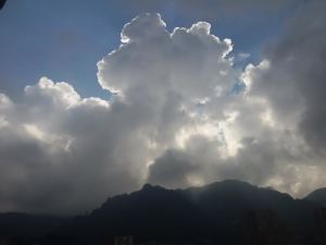 Bogota regularly makes an effort with me, reminding me that every cloud has a silver lining.