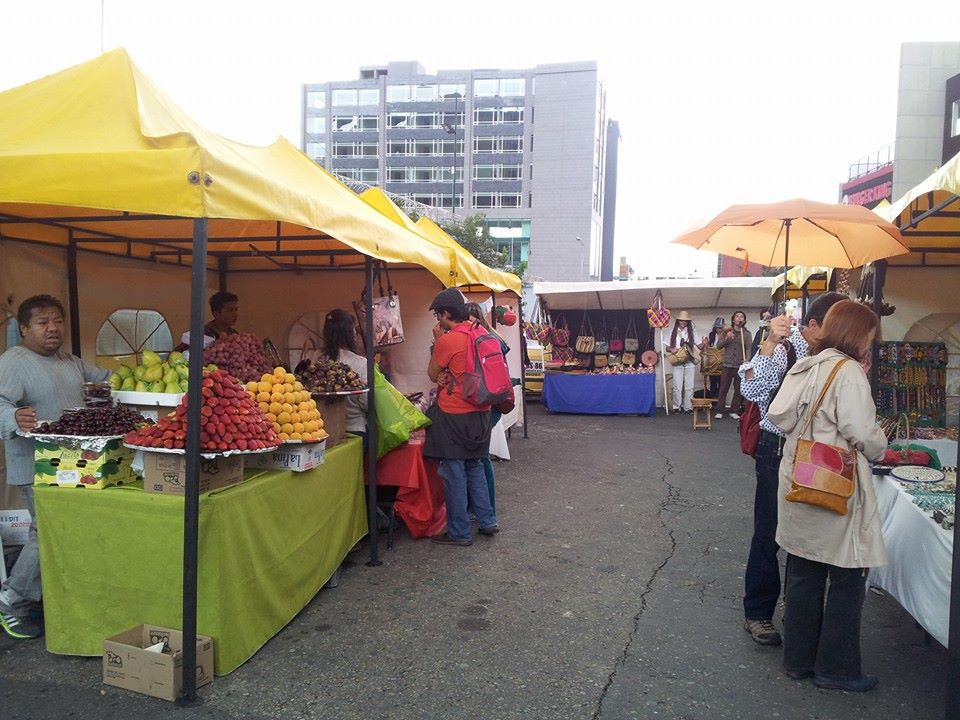 Usaquén market offers all kinds of souvenirs, art, fashion, food and drink