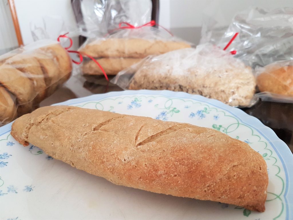 organic wholemeal baguette